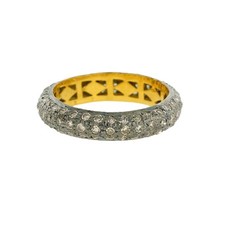 Anello fascia eternità oro 14