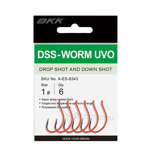 Bkk dss worm hook - dss, uvo