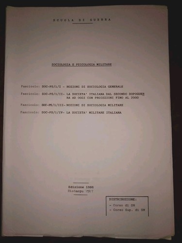 Sociologia psicologica - e,