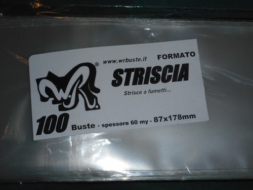 100 buste striscia - "striscia", 87x178