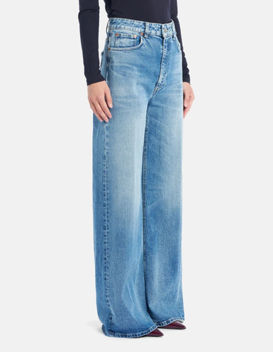 Dondup donna jeans gamba ampia - donna,