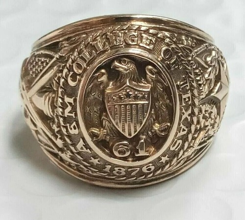 Anello uomo college - a&m,