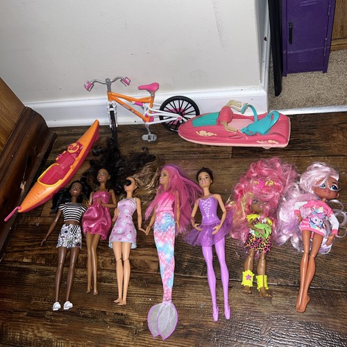 Lotto bambole barbie - 7,