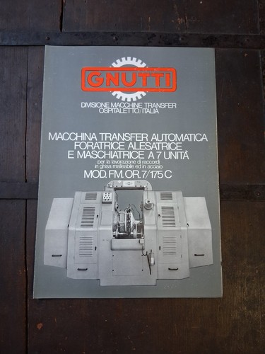 Brochure gnutti macchina - gnutti,