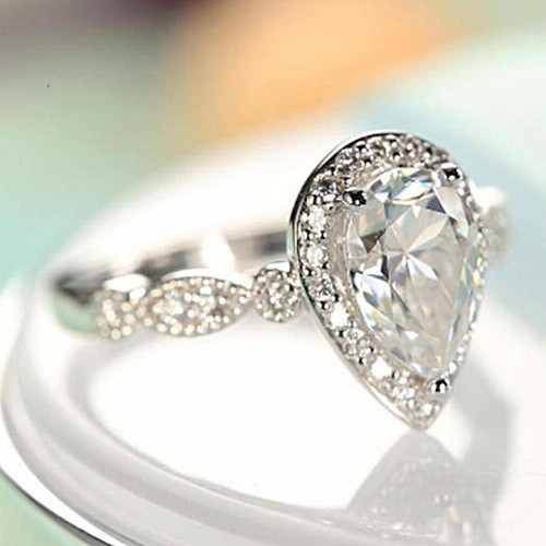 Anello fidanzamento aureola - anello,