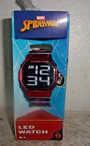 Orologio marvel spider man led - marvel, spider-man