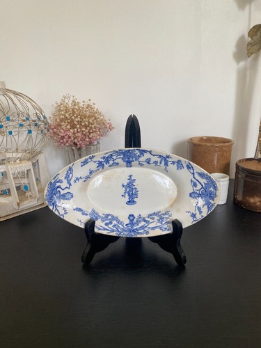 Ancien ravier faience gien - faience, de