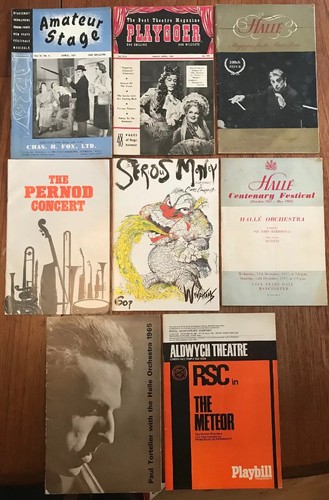 Vintage theatre magazines - theatre,