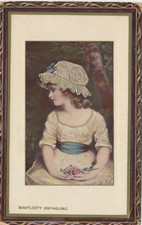 CARTOLINA *73 ARTE PITTURA SIMPLICITY REYNOLDS STORIA MEMORIA NON VIAGGIATA