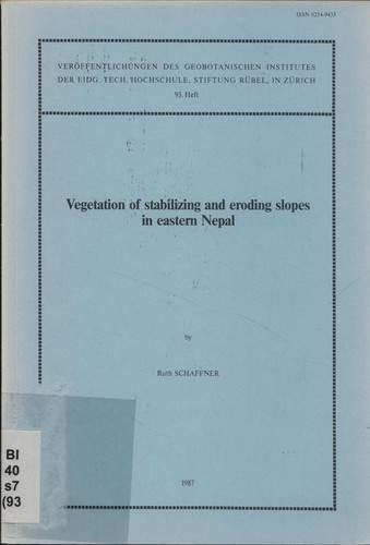 Vegetation stabilizing and - vegetation, of