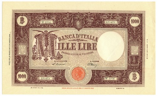 1000 lire barbetti - barbetti, grande