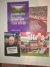 Libri ultras Fiorentina Salernitana Bari W. Ham, come nuovi, no sciarpa adesivo