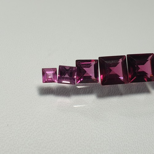 Set pezzi di rhodolite - pezzi,