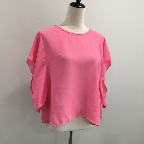 Camicia zara rosa - corta, con