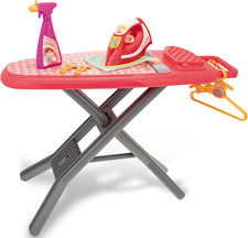 , Set Asse Da Stiro Giocattolo Bambina/O, Con Ferro Da Stiro a Vibrazione, Luci 