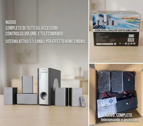 Sistema home theatre 1 - sistema, 5.1