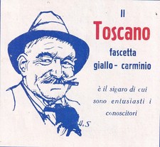 D1a - Sigaro Il Toscano -  Pubblicita Advertising Anni 30