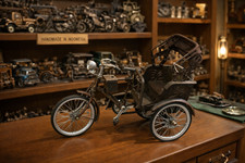 Miniatura risciò metallo - miniatura,
