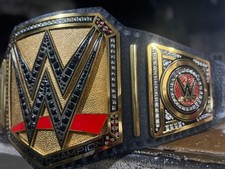 UNDISPUTED CHAMPIONSHIP NUOVA CINTURA REPLICA UNIVERSALE 4MM OTTONE TAGLIA ADULTO WWE