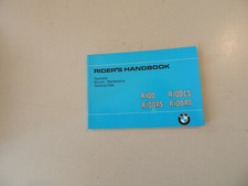Owner rider manual bmw - s,