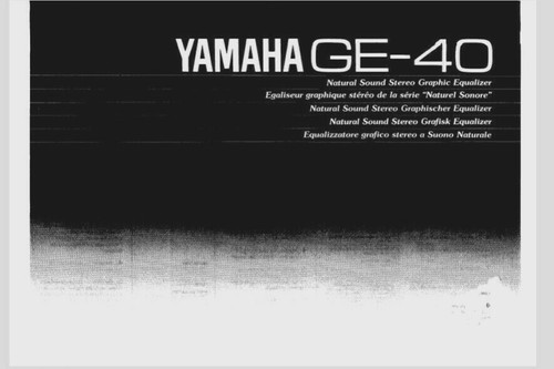 Yamaha equalizzatore - yamaha,