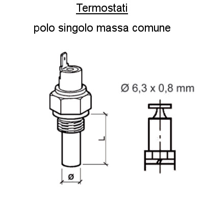 Termostato sensore vdo - termostato,