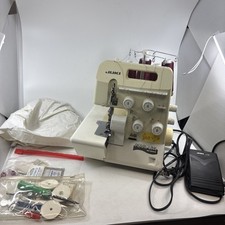 Juki MO-654 Serger macchina da cucire 4 fili overlock resistente con coperchio VIDEO