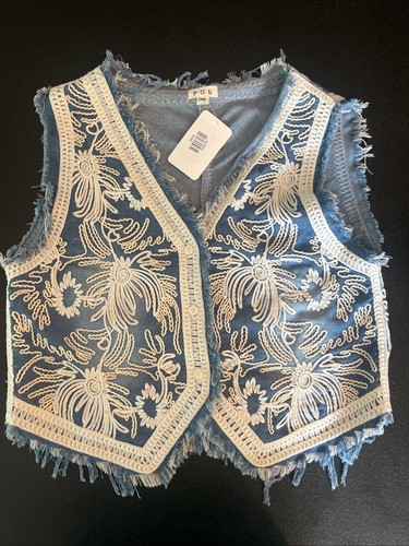 Gilet pol denim - gilet,