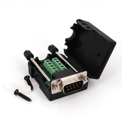 Sub db9 maschio nero - d-sub,