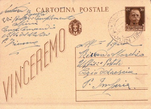 Intero postale rgt alpini - intero,