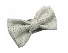 Papillon seta grigio perla a