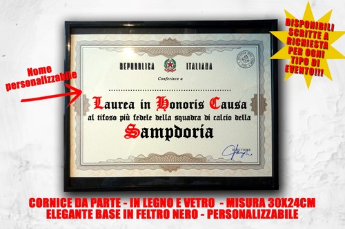 Laurea personalizzata quadro