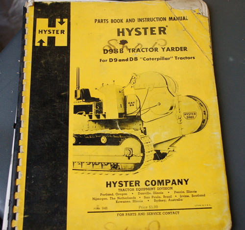 Hyster d89b yarder verricello - hyster,