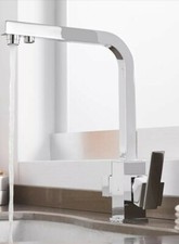 MISCELATORE CROMO RUBINETTO 3 VIE  CUCINA DEPURATORE OSMOSI 