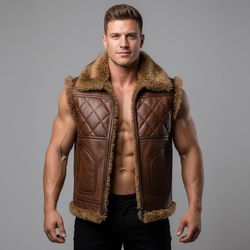 Gilet uomo pelle - uomo, |