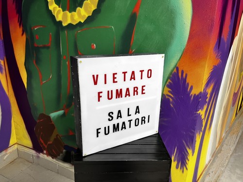 Insegna luminosa fumatori - insegna,