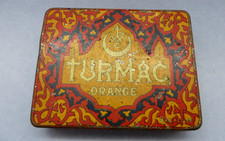 SCATOLINA IN LATTA " TURMAC ORANGE " TABACCO SIGARETTE - SCATOLA PUBBLICITARIA