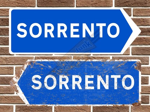 Targa parete sorrento - targa,