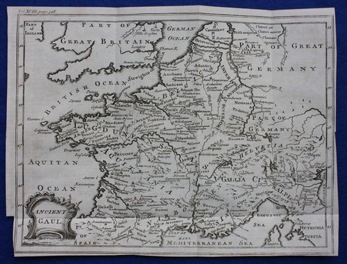 Mappa antica originale antico - mappa,