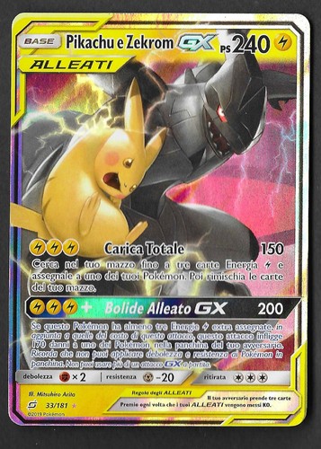 Pokemon pikachu zekrom gx - pokemon,