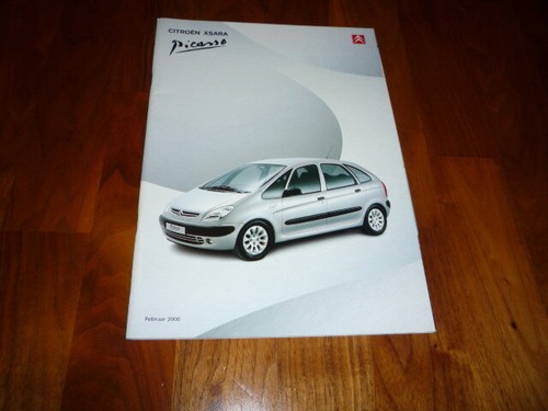 Brochure citroen xsara picasso - citroen,