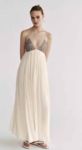 Abito midi zara donna nuovo - midi,