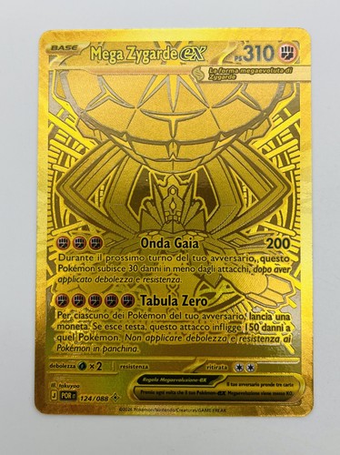 Carta pokemon mega zygarde - pokemon,