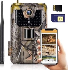 Fototrappola 16 MP HD Mimetica GSM SMS MMS Visione Notturna IP65  Rilevamento