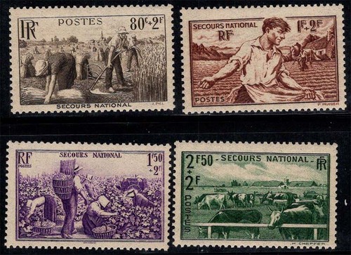 Francia 1940 466 469 - 1940, yv.