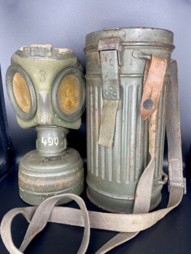 Maschera antigas tedesca ww2 - maschera,
