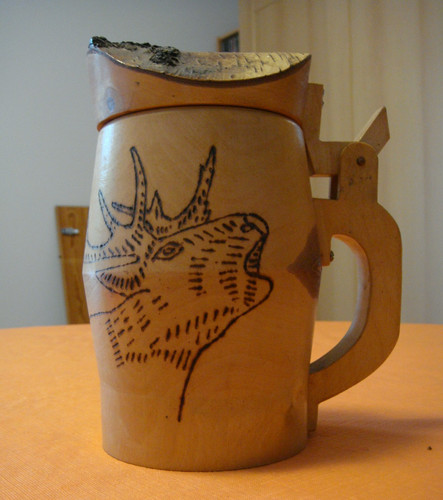 Brutto boccale birra legno - brutto, in