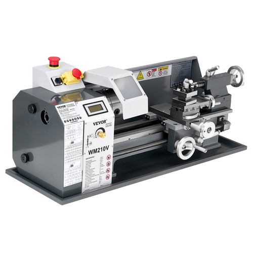 Tornio per metallo vevor 550w - metallo,