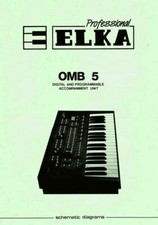 ELKA OMB-5 Service Manual Repair OMB5 Schematic Diagrams Schema elettrico OMB 5