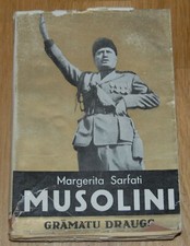 Margherita G. Sarfatti DUX Prima edizione Lettonia GD 1934 Benito Mussolini